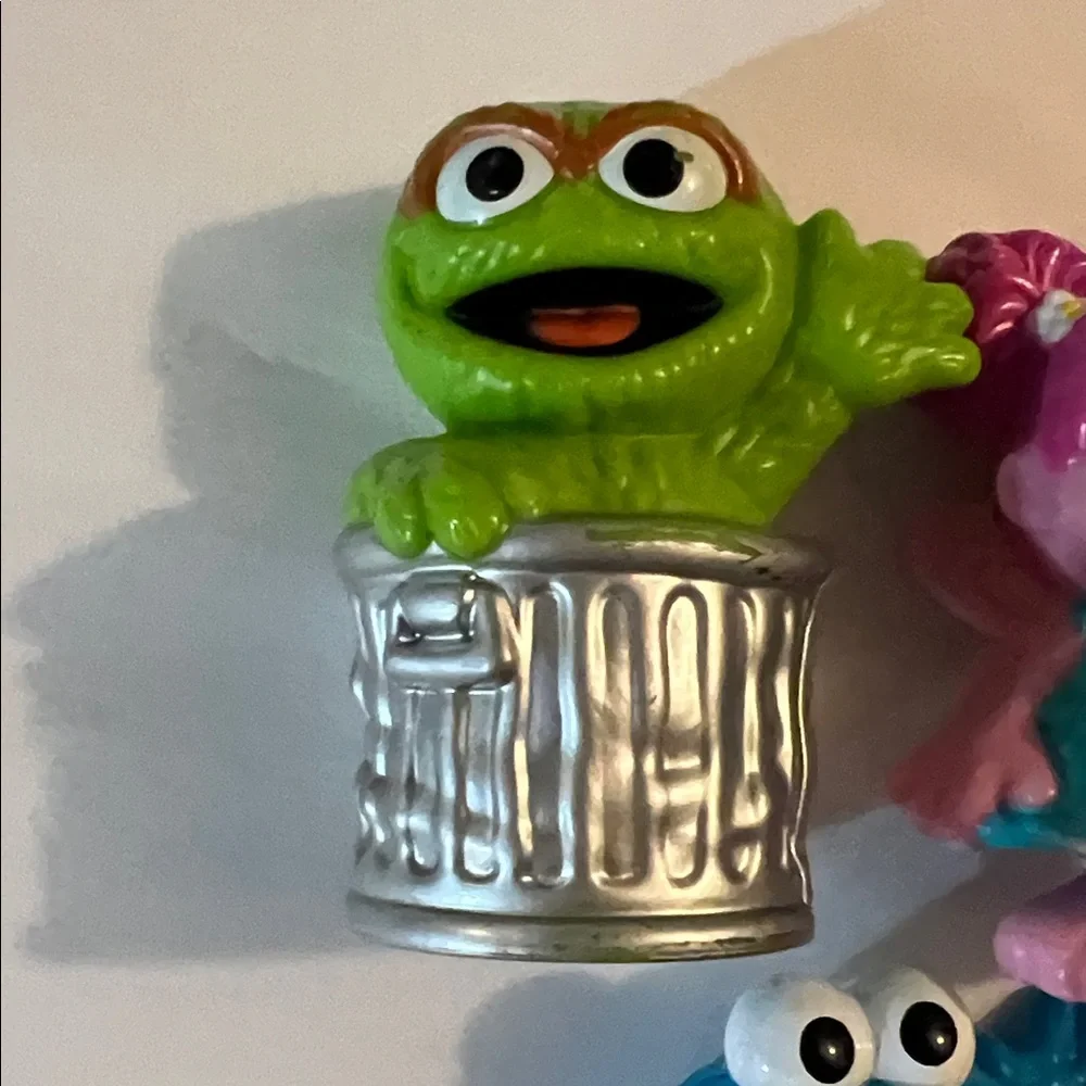 Colorful Sesame Street Character Figurines